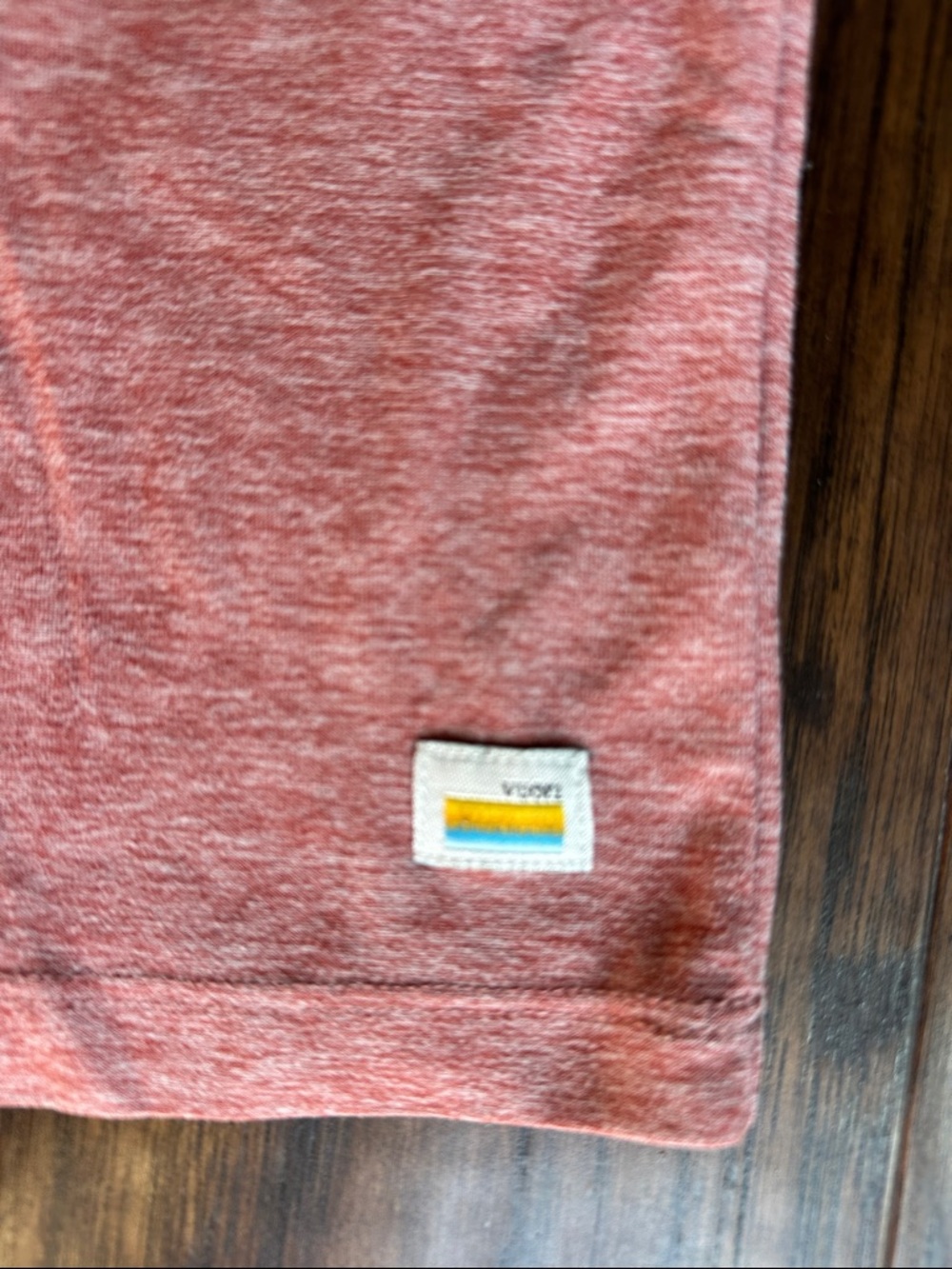 Men's Heathered Pink Polo Shirt - Picture 3 of 3